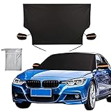 【MULTIPROPÓSITO】: En invierno, la cubierta del parabrisas del automóvil evita el hielo, la nieve y las heladas. En verano, la cubierta del parabrisas brinda protección contra el sol y el calor. También es ideal para actividades al aire libre o trekking, como colchoneta de camping, colchoneta de picnic o manta de playa.