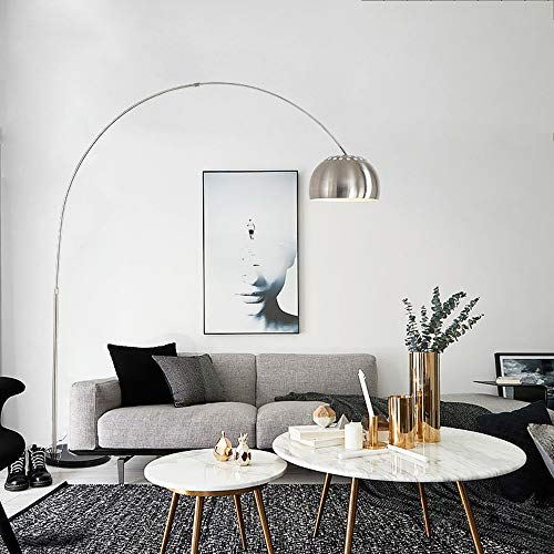 Lampadaire Moderne, Lampadaire Arc Lampe De Lecture pour Les Étudiants/Écrivains/Lecteurs (sans Ampoule),XL