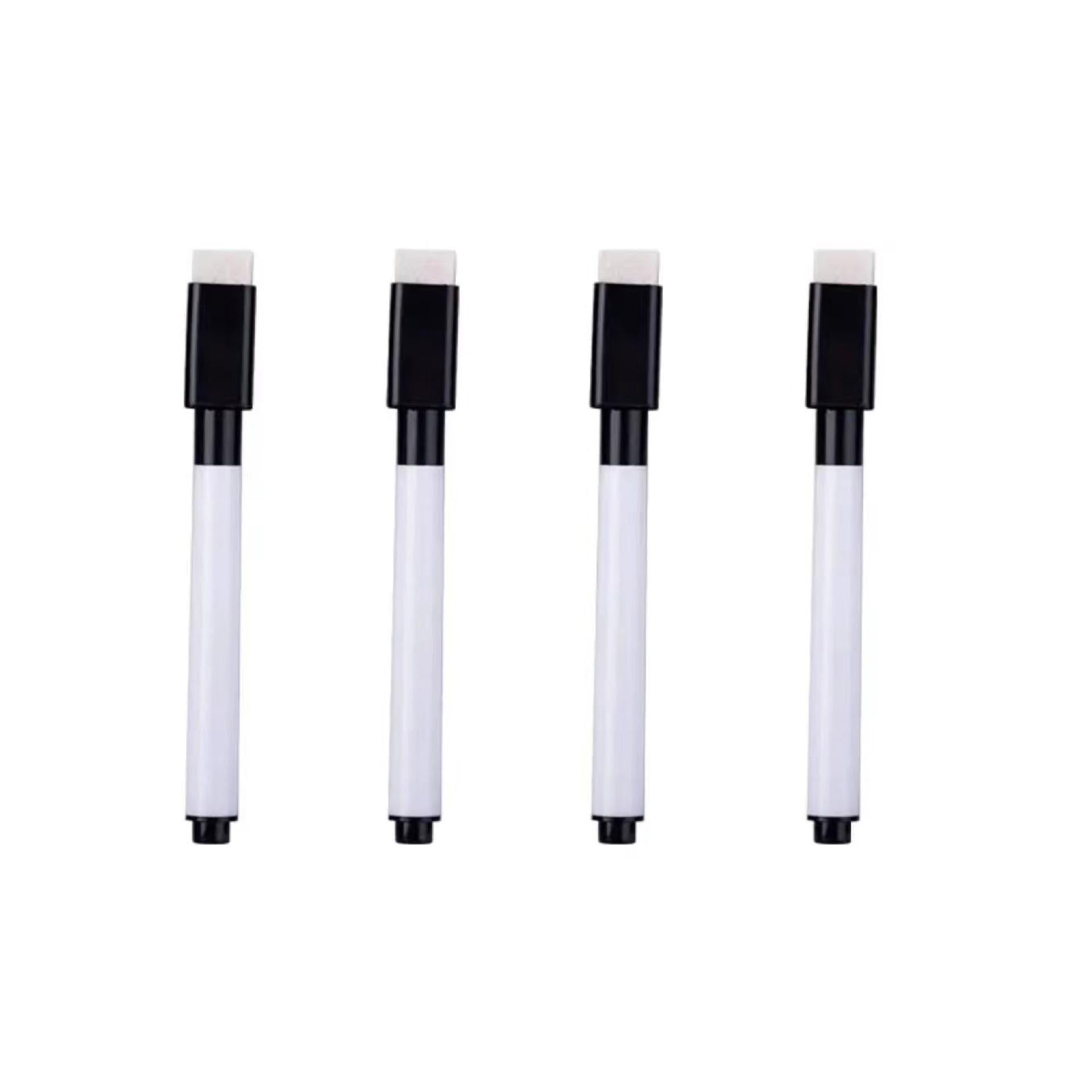 KRYTONE.Fx®Black Magnetic Whiteboard Pen Marker Erasable Marker Office School Stationery Supplies (4 BLACK MARKER)-image-9