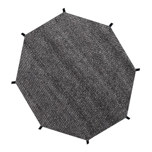 Parasol de trampoline rond et auvent respirant de protection pour l'été