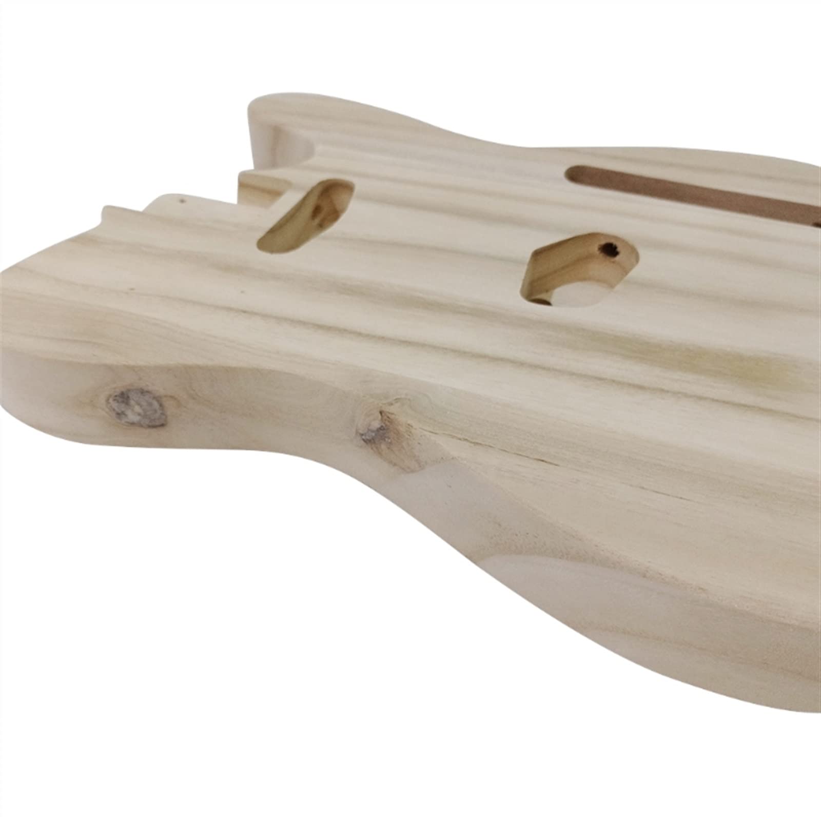 Muslady Fai Da Te Chitarra Elettrica Corpo Incompiuto Guitar Barrel Blank Basswo