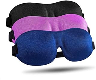 Sleep Mask for Side Sleeper, 100% Blackout 3D Eye Mask for Sleeping, Night Blindfold for Men Women