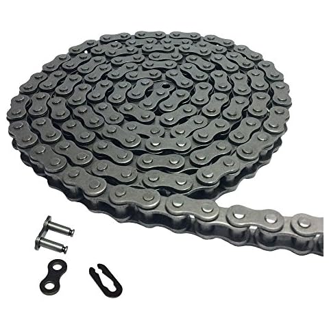 Chains Parts - Cadena de 5 pies 06C 35 con 1 enlace de conexión Cover