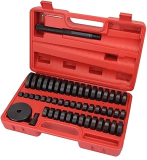 Hex Autoparts 52-in-1 Custom Bushing Driver Tool Set Transmission Wheel Axle Bearing Race Seal Installer Remover Puller Bearing Press Tool Kit