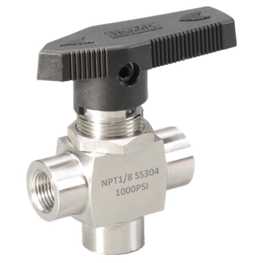 Amazon.com: 3 Way Ball Valve 1/8
