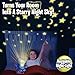 Ontel Star Belly Dream Lites, Stuffed Animal Night Light, Cuddly Blue Puppy - Projects Glowing Stars & Shapes in 6 Gentle Colors, As Seen on TV