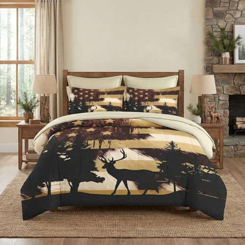 WeCozy 7 Pcs King Size Comforter Set 2 Pillowcases & 2