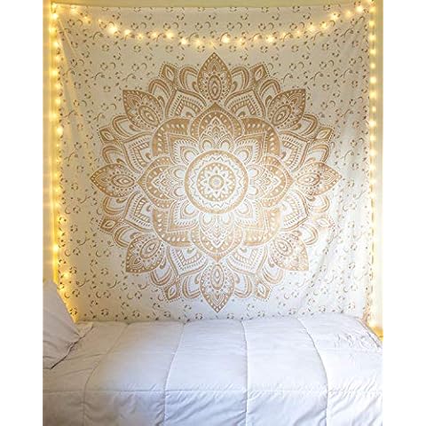 Tapiz Popular Handicrafts Artesanías Populares Hippie Mandala Póster Cover