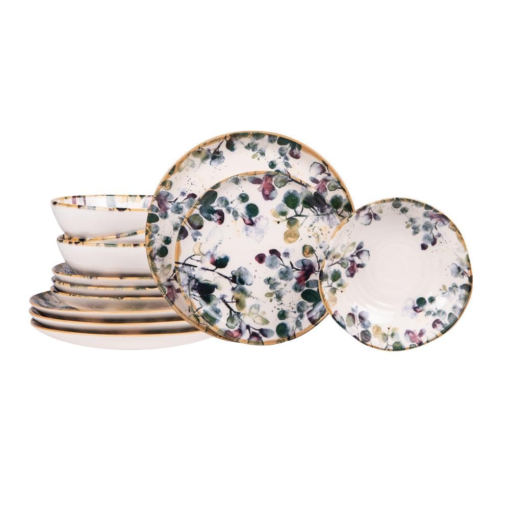 Table Passion - Service d'assiettes Garden 12 pièces