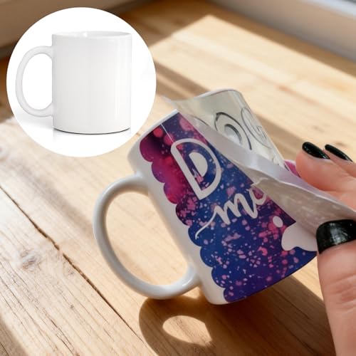 ALONK 24 Stück Infusible Ink Folie 11.5x30.5 cm, Unschmelzbare Sublimationspapier für DIY T-Shirt, Stoffe (24 Farben Glitzer)