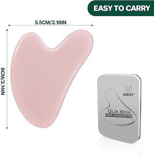 Miniatura 4 de Herramienta facial Gua Sha (rosa)