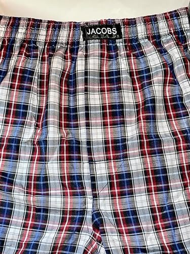 Jacobs Men's Boxer Briefs, Comfortable Cotton Blend, Tag Free, Pack of 3, Size Extra Large Multi4