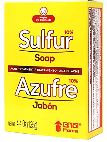 Sulfur Acne Treatment Soap With Lanolin 4.40 Oz Bar #TOP1