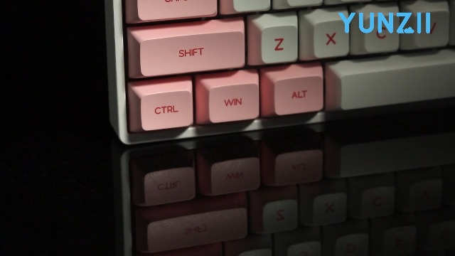 Amazon.com: YUNZII SK61 Pink Hotswap Mechanical Gaming Keyboard