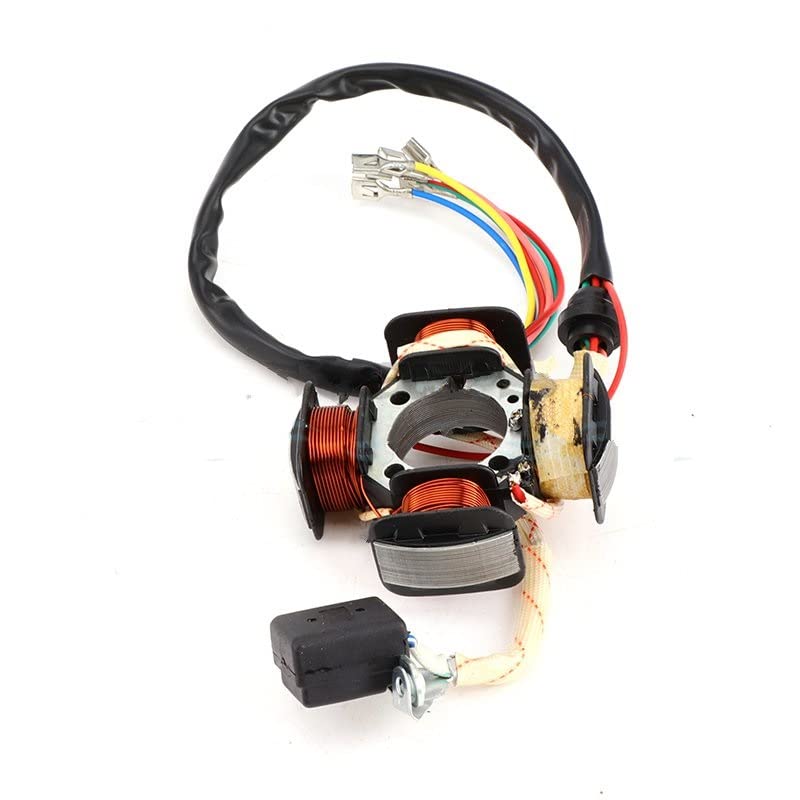GOOFIT Bobina Statore Per Moto – 12 Bobine, 4 Fili, Sostituzione Per XR150L 2015-2016, Ricambio 31120-KRH-781, Diametro 93 Mm - 4