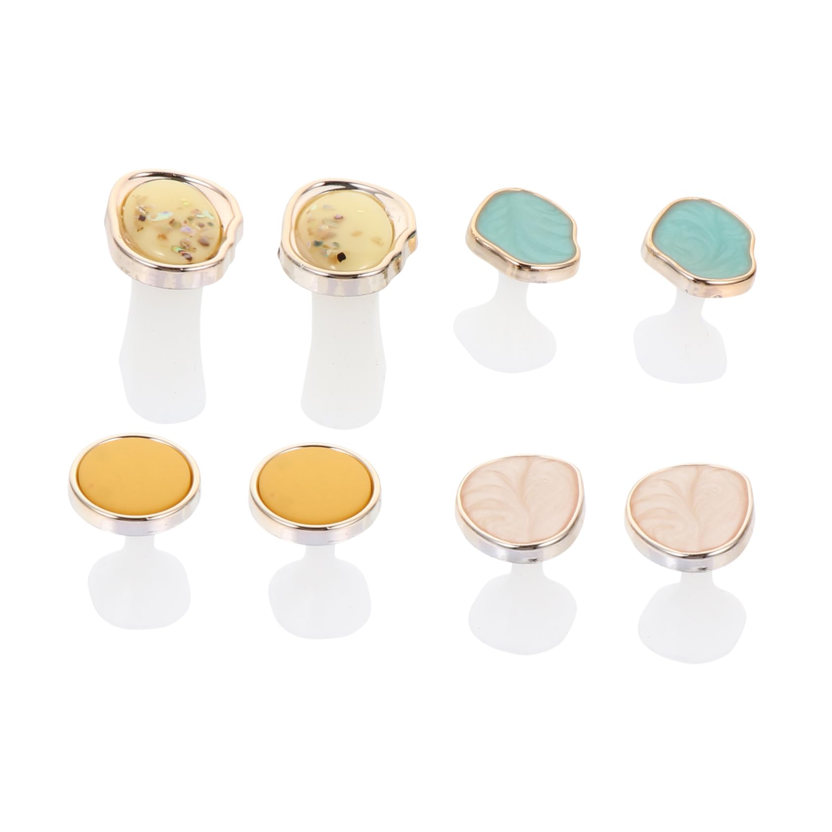 PartyKindom 8Pcs Silicone Toe Separator for Manicure Nail Art Toe Dividers for Salon Use Soft Gel Spacers for Bunion Relief and Toe Alignment Nail Care Tool