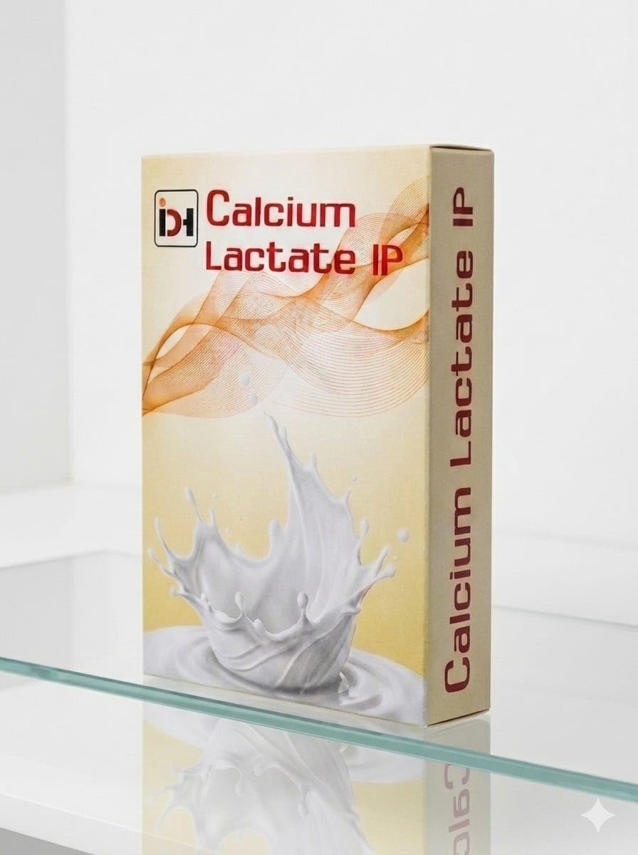 INDIAN DRUG HOUSE CALCIUM LACTATE IP White Granule Powder for Making Chana, 100gm. Pack of Pcs (8)-image-21