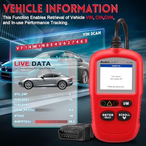 image for Autel AutoLink AL329(Upgraded Ver. of AL319/MS309) Code Reader with Au