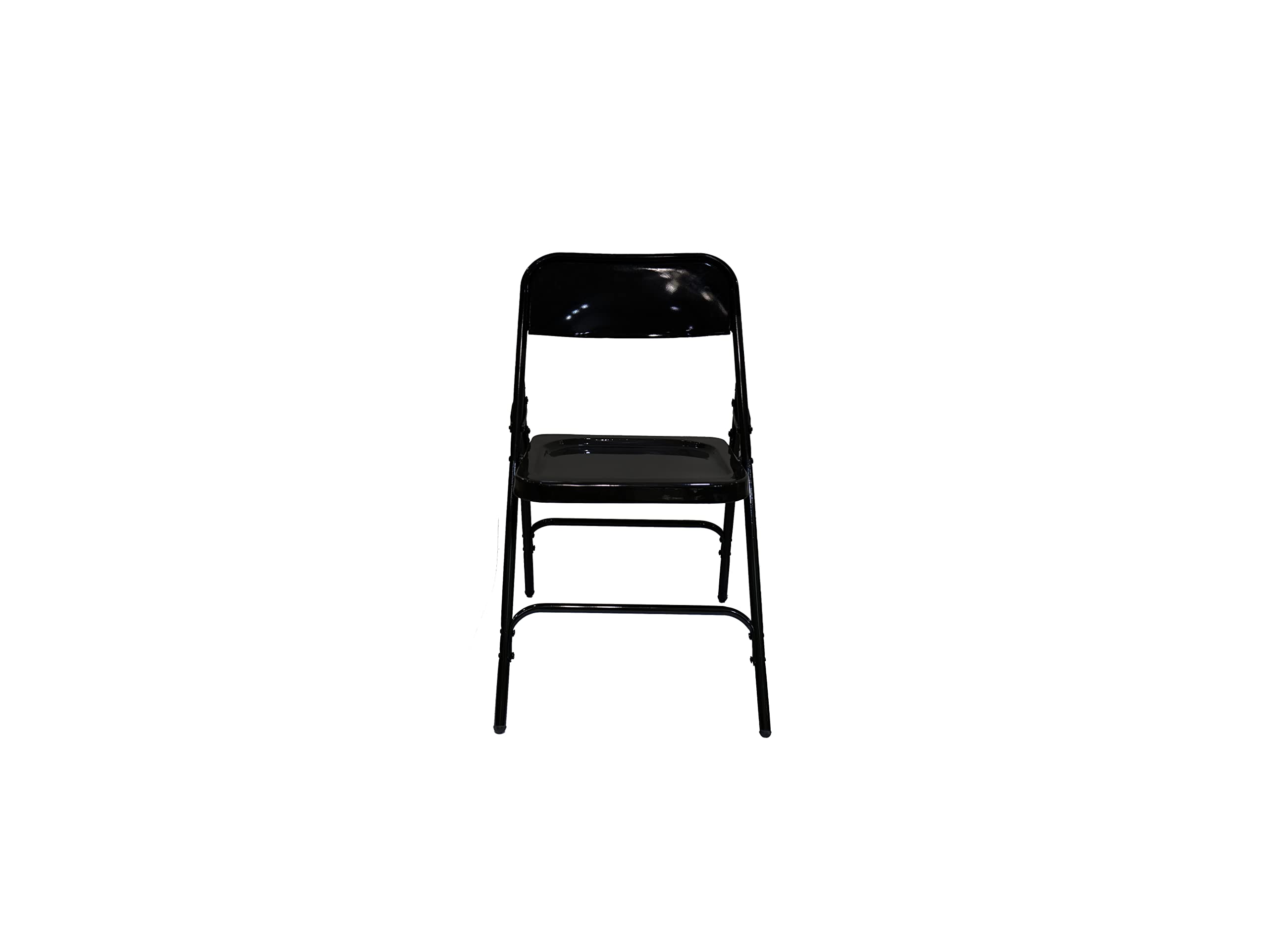 Grandwill Metal Trendy Folding Chair For Home/Study Chair And Restaurant Chair (Black)-image-8