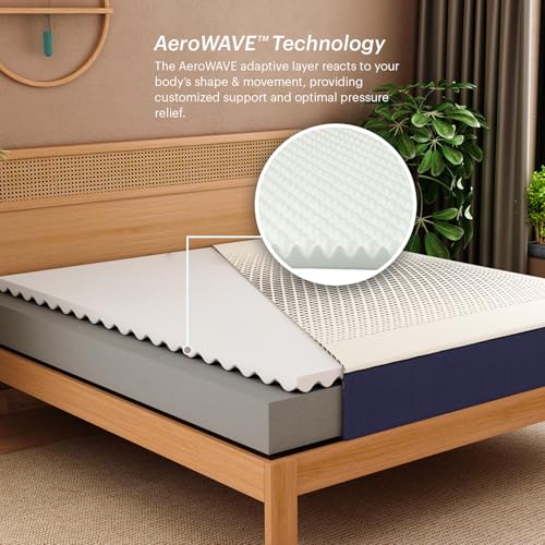 Image of Wooden Street Penguin Ortho Zen Mattress 8 Inch Queen Size (72x60x8 inch) 10-Year Warranty | Firm Feel | Advanced Contour Support Technology for Back Pain Relief | Removable Cover & Anti-Skid Base