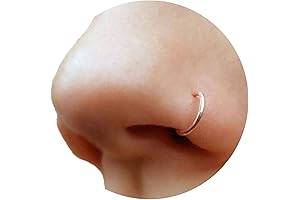 20g 14k Rose Gold Nose Ring