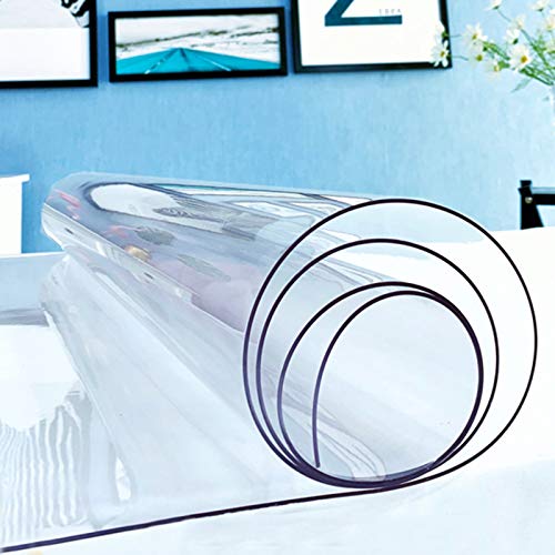 Nappe Transparente Imperméable en Vinyle pour Table 70x130