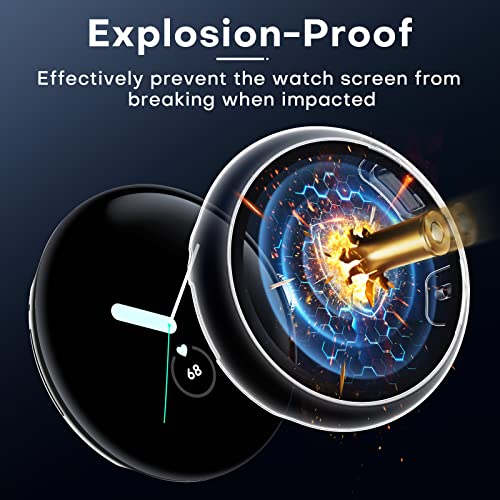 Coque Pixel Watch 45mm protection globale fine TAURI rigide 2 pièces