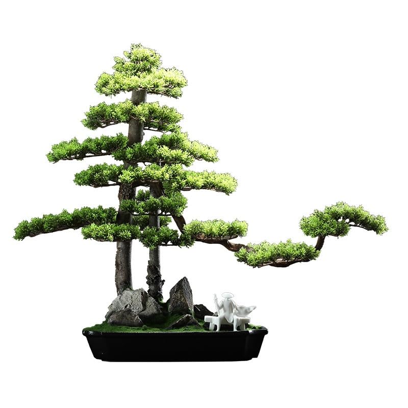 Arbre Artificiel Décorations créatives de Bureau, Salon, Bureau, Porche, Simulation de pin de Bienvenue, Artisanat Faux Arbre