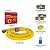 PROCURU 1/2" OD x 48" (4Ft) Universal Gas Flex Connector Kit, SafeGuard Yellow Coated Stainless Steel Gas Supply Pipe for Dryers, Bbq Grills, Water Heaters (Red Series)