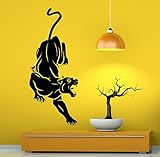 Panther Wall Decal Vinyl Sticker Animal Predator Beast Art Wall Removable Home Decor (10pthr)