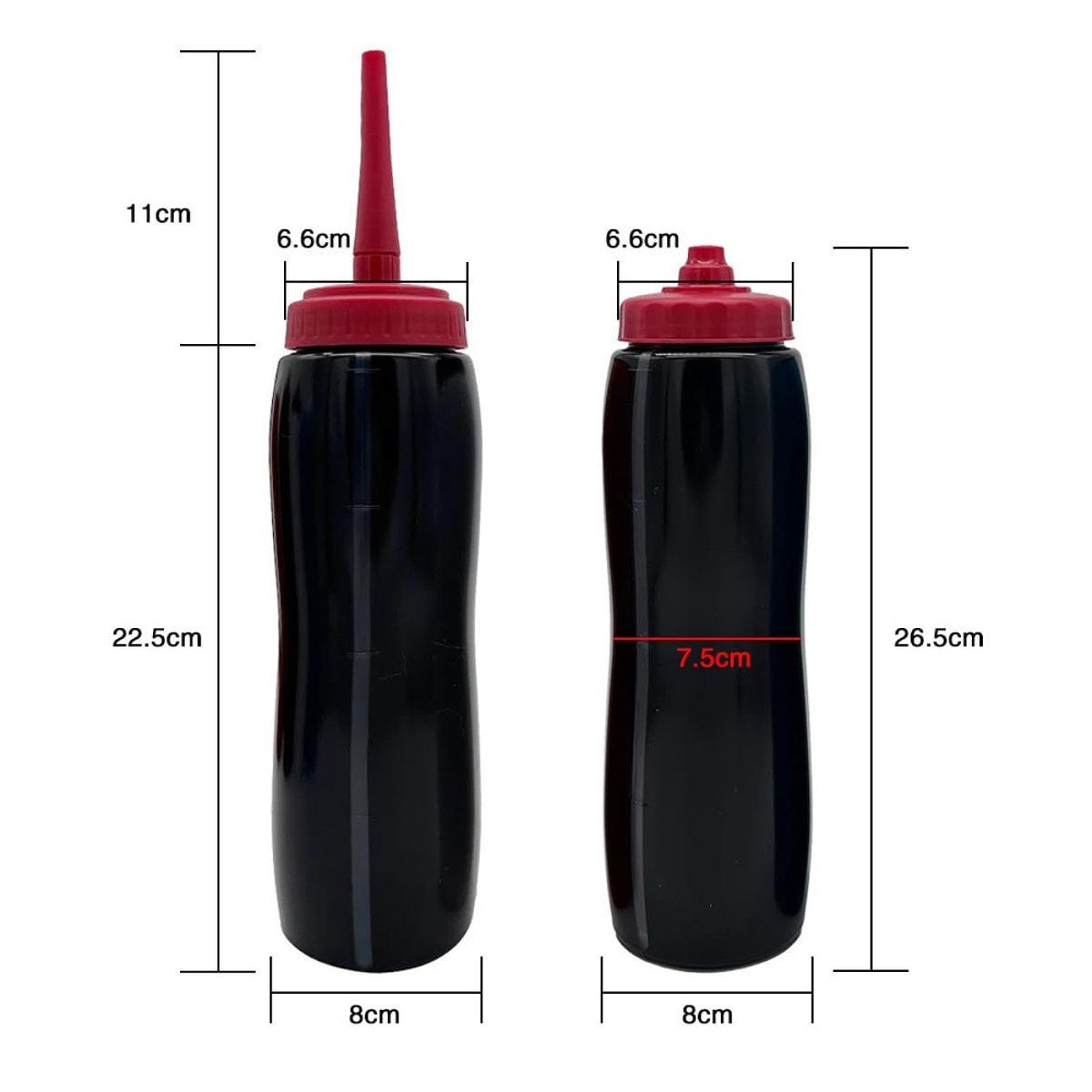 Gourde Sport Compressible Rockible – 32,5 Cm, Noir, Idéale Pour Baseball, Hockey Ou Fitness