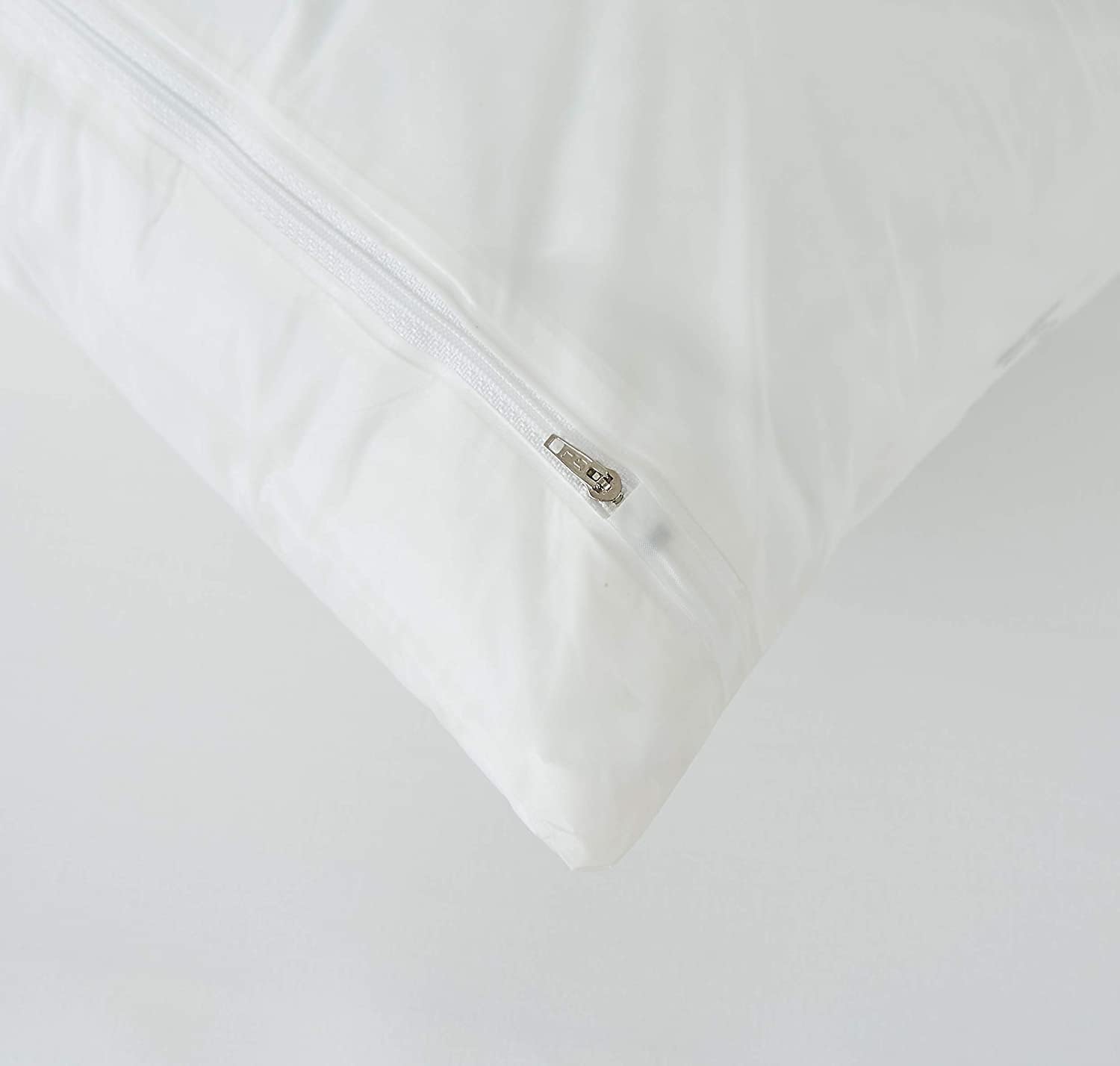 Bargoose Home Textiles, Inc. | Vinyl Zippered King Pillow Protector | Waterproof | 21 X 37 - 2 Pack