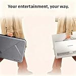 Skyworth 24-Inch Portable Smart TV with Protective Case, Battery Powered Outdoor TV, 1080P FHD, Google TV, HDR10, Dolby Audio, Chromecast, Ideal for Sports, Game Day Bundle
