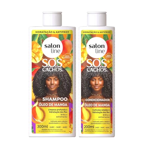 Salon Line, Kit Shampoo e Condicionador, S.O.S Cachos, Óleo de Ma...