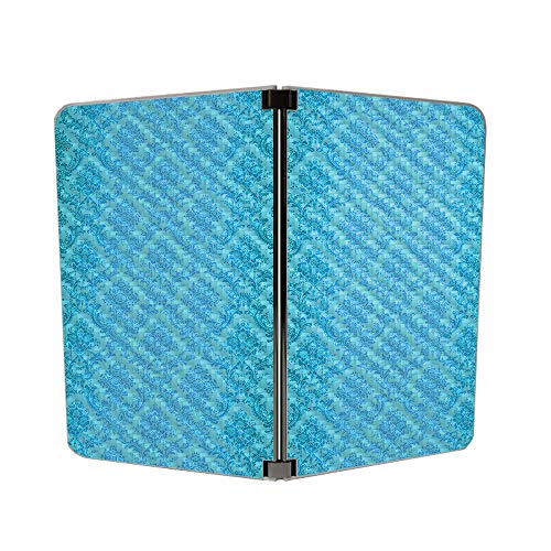 Image of MIGHTY SKINS MightySkins Carbon Fiber Skin for Microsoft Surface Duo - Blue Vintage | Protective, Durable Textured Carbon Fiber Finish | Easy to Apply, Remove, and Change Styles | Made in The USA
