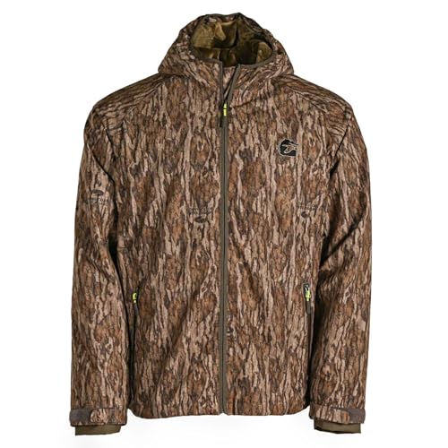 Gator Waders Men's Terra4 Windproof Water-Resistant Fleece-Lined Body Active Outdoor Waterfowl Hunting Full Zip Hooded Jacket4