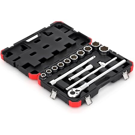 Steckschlüssel-Set mit Ratschen, Standard-Stecknüsse für Auto ...
