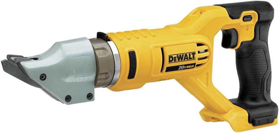 DEWALT 20V MAX Metal Shear/Cutter, Cordless, 360 Degree Pivoting Head, Cuts 14GA Material, Bare Tool Only (DCS494B)