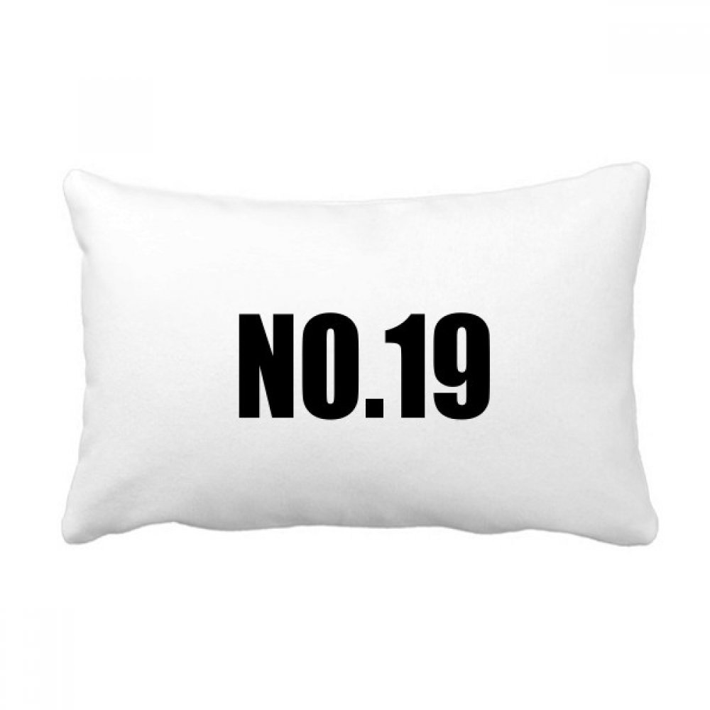 Coussin de décoration multicolore Chanceux No.19, l'idée cadeau maison idéale