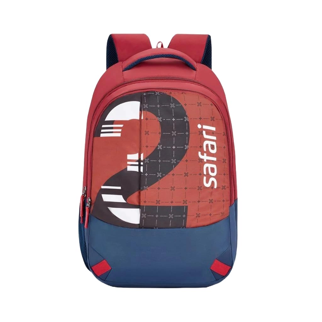 safari Velocity 16 Casual Backpack, 2 Compartments with Side and Front Pocket, Padded Back & Shoulders, 32L,-picture-12