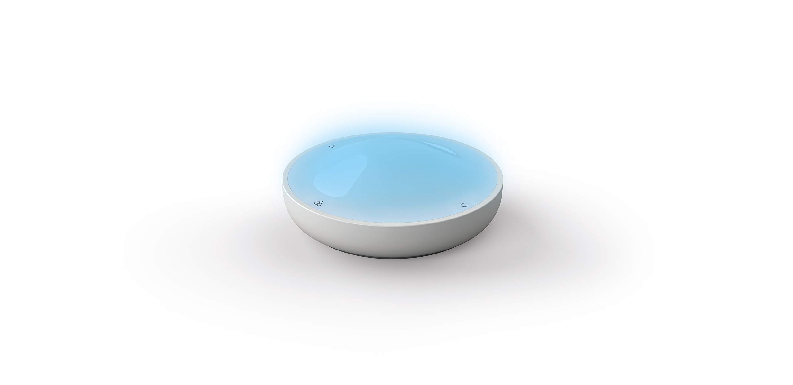 TERRAILLON Dreamer - Aide au Sommeil - 2 utilisateurs sur 3 s’endorment en moins de 15 min – Luminothérapie - Pratique et Nomade (sur batterie), Blanc