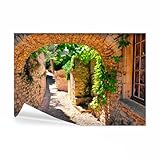 decomonkey Fototapete Garten 350x256 cm XXL Design...
