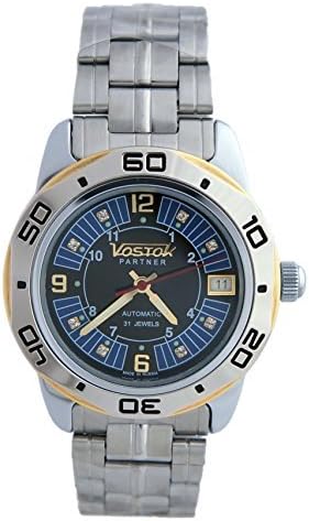 291142 / 2414b Mechanical Auto Wrist Watch Shockproof Waterproof Russian Watch Black