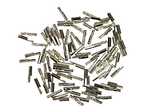 Image of Metal Aglet Barb Ends for Elastic Cord (100)