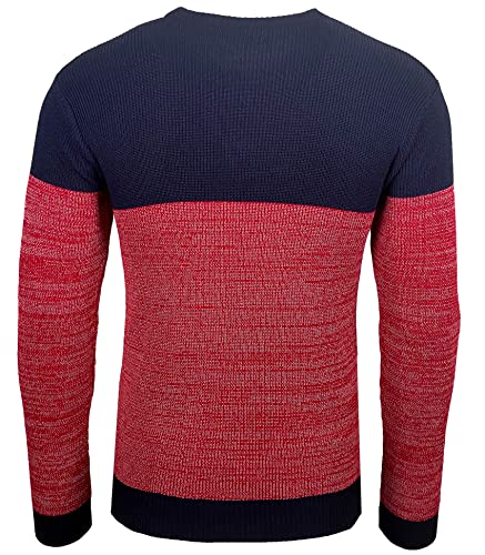 Pull Homme en Maille haut de gamme Subliminal Mode col rond hiver - 2
