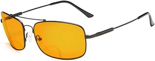 Eyekepper Flexible Memory Frame Blue Blocking Glasses for Sleep-Nighttime Eyewear-Special Orange Tinted Glasses for Women Men