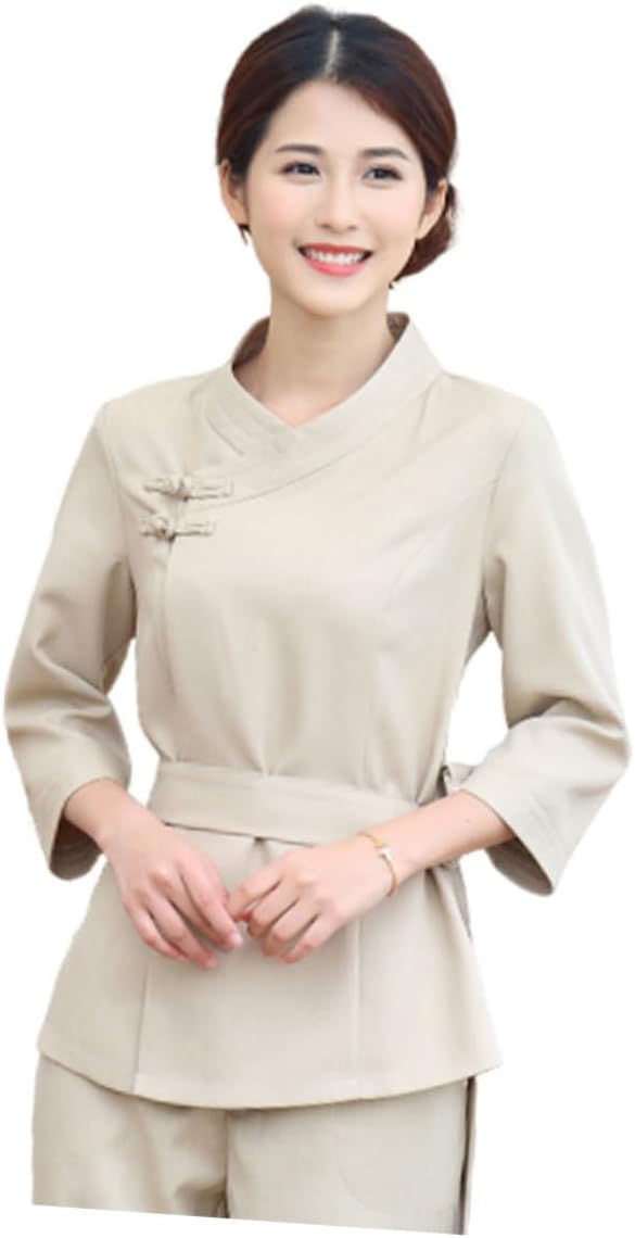 Working Clothes Salon Work Clothes Nursing Dress Nurses Scrub Tops Hairdresser Cape Hair Dyeing