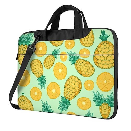 Sac d'ordinateur pour voyage et bureau : emportez votre porte-documents imprimé ananas partout