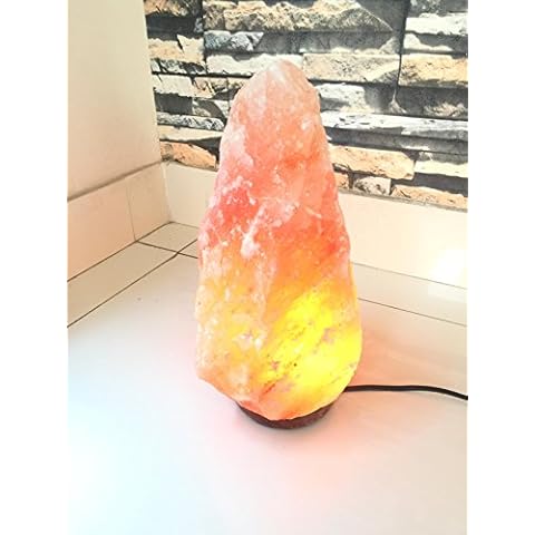 8-12kg Natural Healing IONES Therapeutic Handmade Natural Himalayan Holistic Pink/Orange Crystal Rock Salt lamp (8-12 kg 27-33cm) Cover