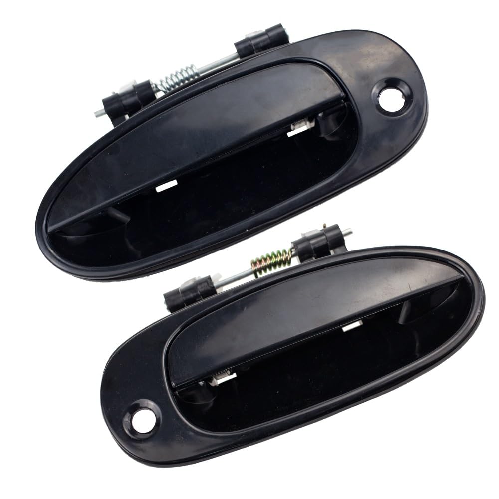 Zmyozdo Left And Right Automotive Parts Black Exterior Outside Door Handle Left Right For Kia For Sephia 1998 1999 2000 2001 For Spectra(Left And Right)